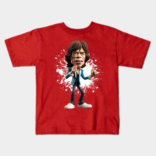 Old rockstar figure Kids T-Shirt